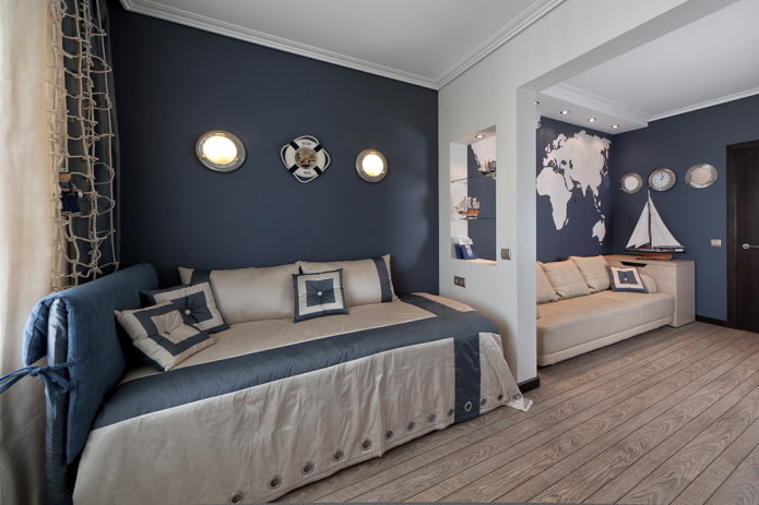 Diseño de dormitorio para dos adolescentes