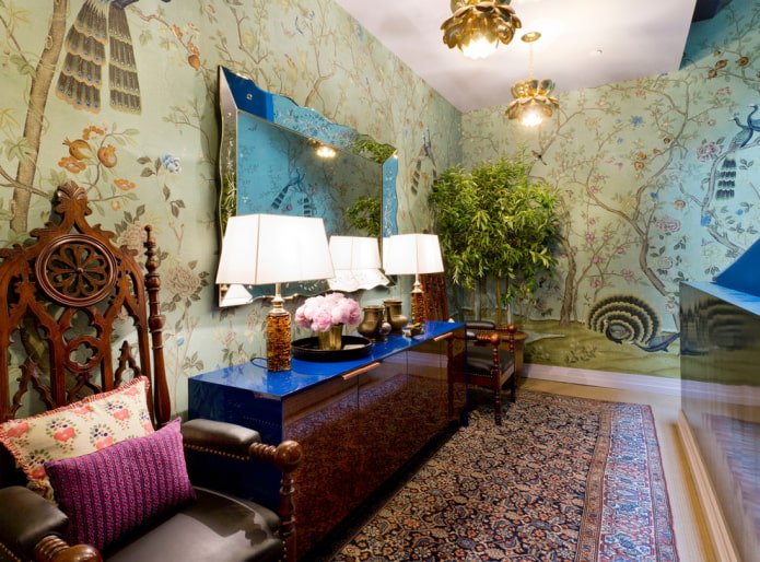 Decorar una cómoda en un pasillo