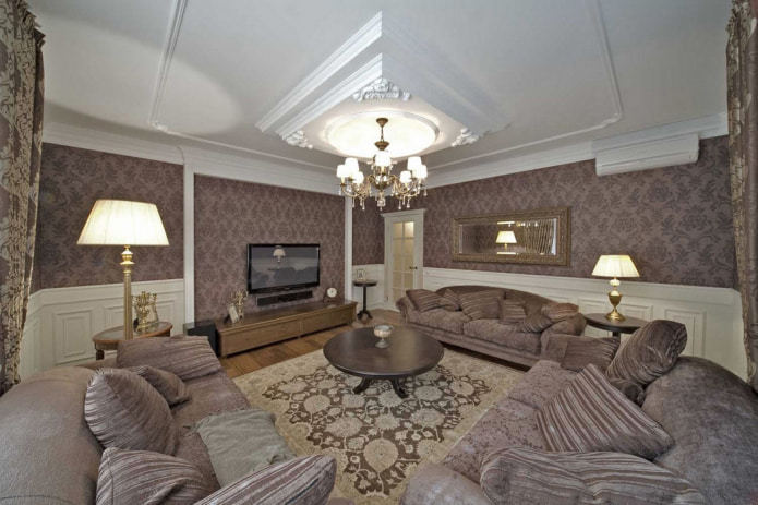 sala de estar de estilo clásico