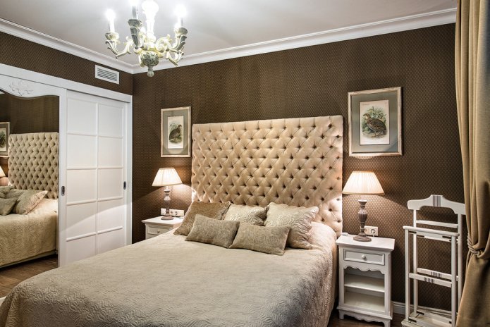 dormitorio de estilo clásico