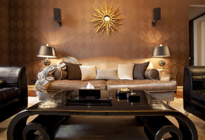 papel tapiz bronce
