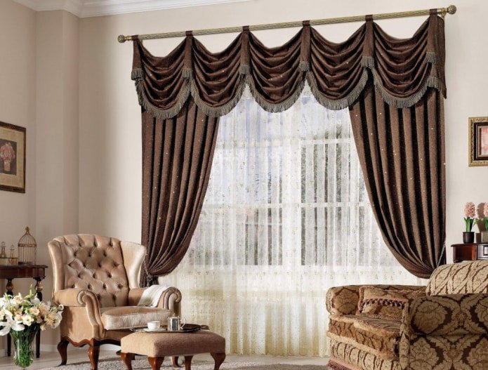 cortinas con bucles