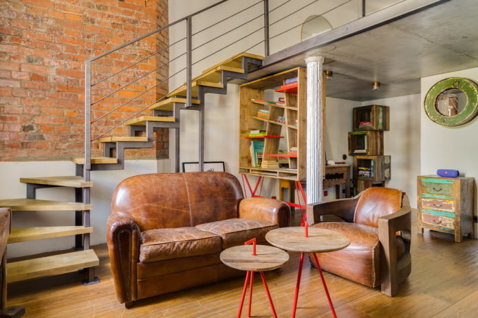 conjunto de muebles en la sala
