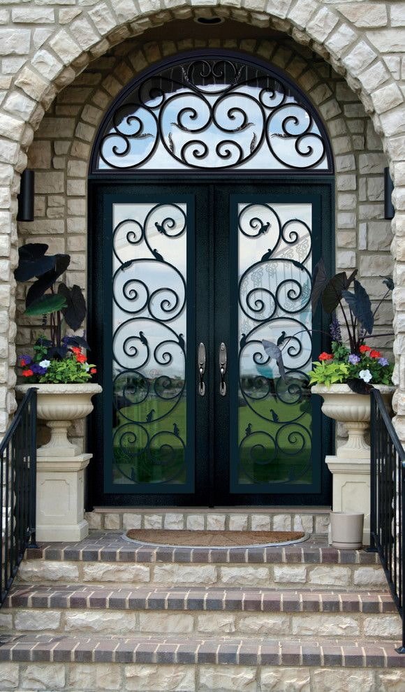 entrada a una casa de campo