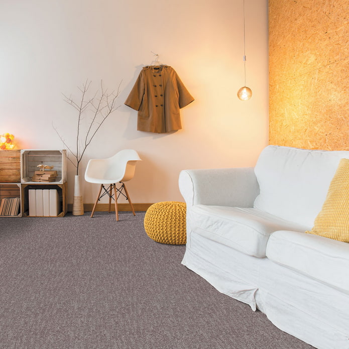 alfombra beige para la sala de estar
