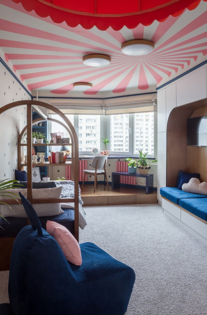 suelo en la habitación infantil