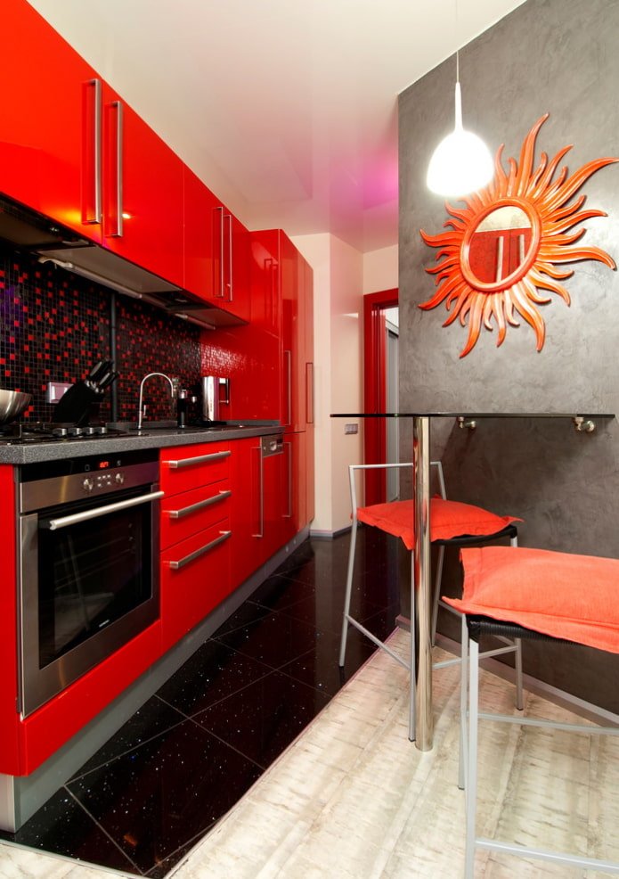 Zona de comedor gris