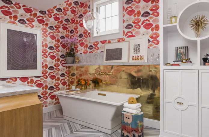 Foto papel pintado labios