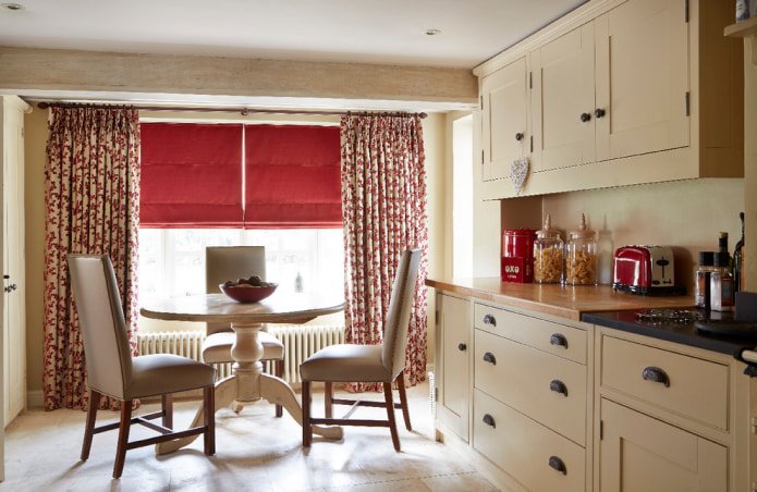 Cortinas lisas con estampado