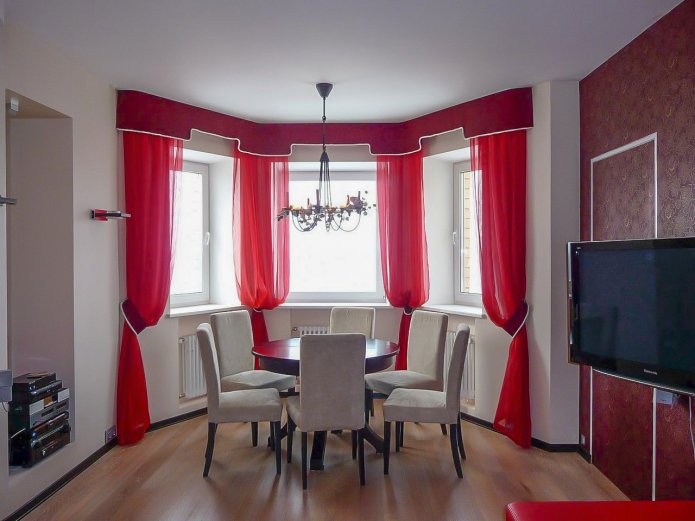 red organza