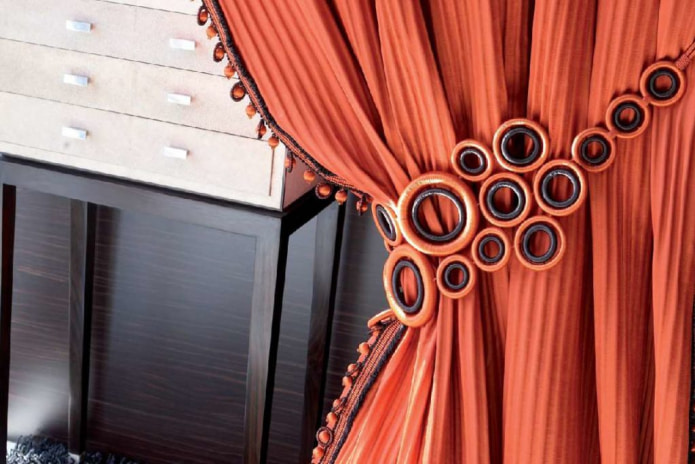 Alzapaños para cortinas