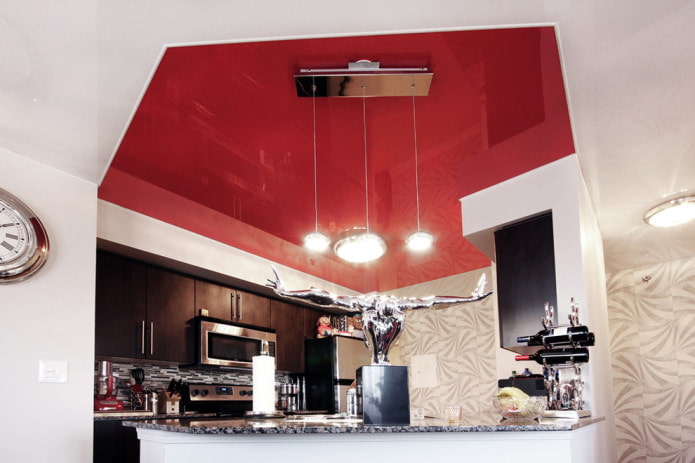 techo de cocina pentagonal no estándar