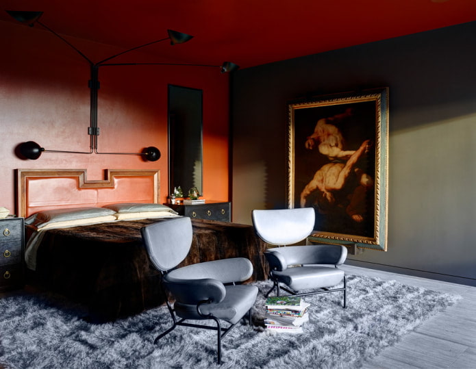 dormitorio de estilo fusión moderno