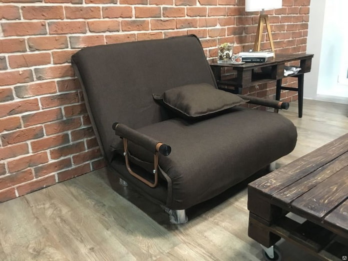 silla plegable estilo loft