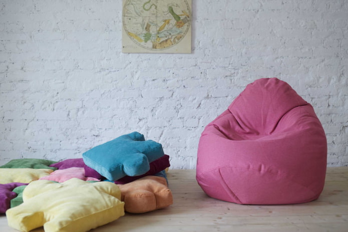 sillon puf mullido