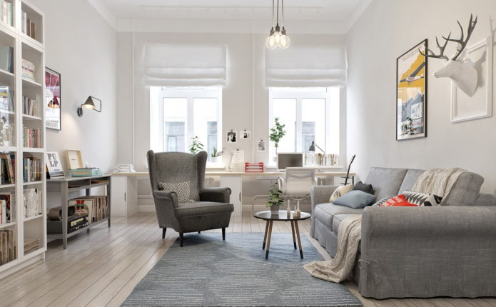 Sillón de estilo escandinavo