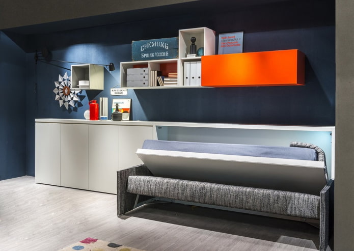 cama-cama-silla en el interior
