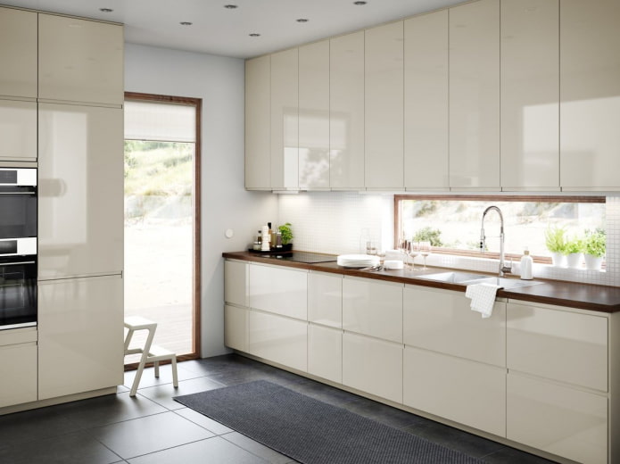 Cocina brillante de Ikea