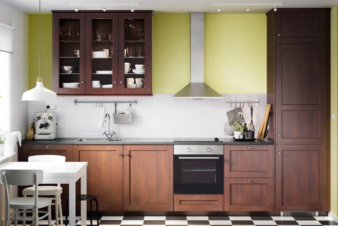 frentes de cocina de madera