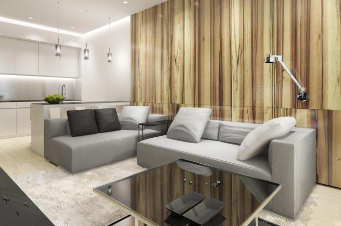Cocina-salón combinado