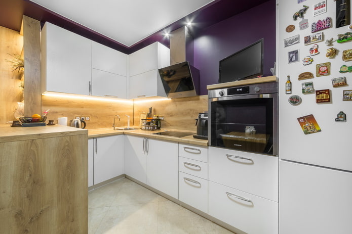 decoración de cocinas en estilo Art Nouveau moderno