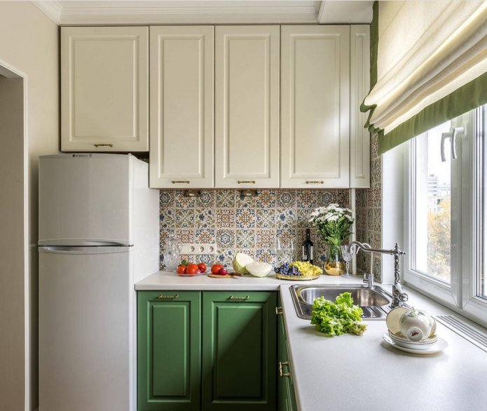cocina bicolor