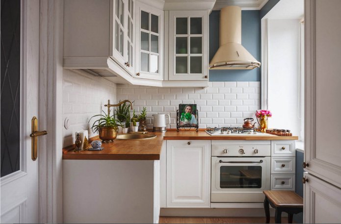 cocina escandinava esquinera
