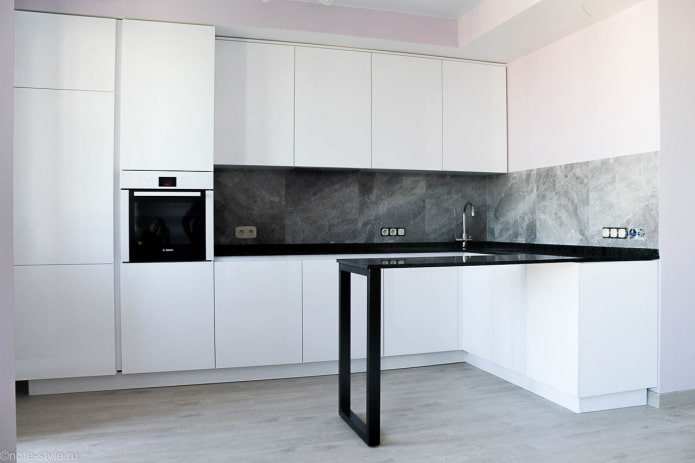 cocina de estilo minimalista