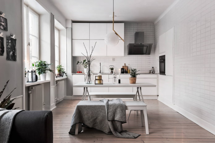 Espaciosa cocina-salón