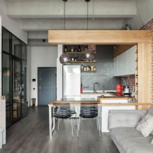 ¿Cómo diseñar una cocina-salón en estilo loft?-3