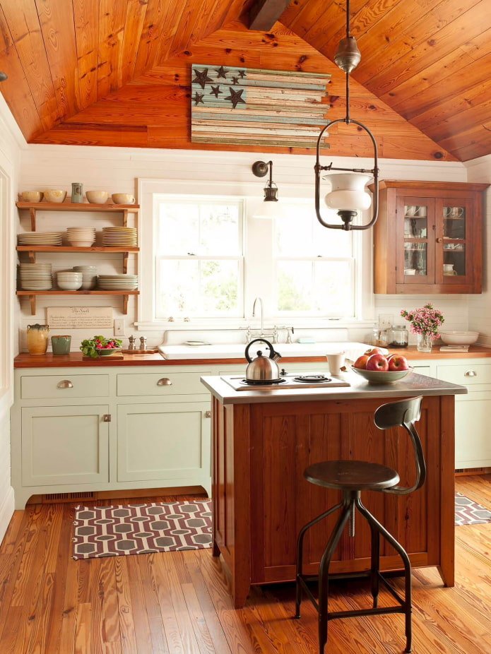 Juego de cocina para la casa de campo
