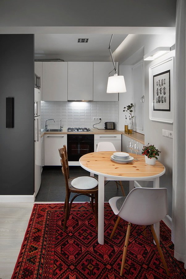 cocina en un nicho