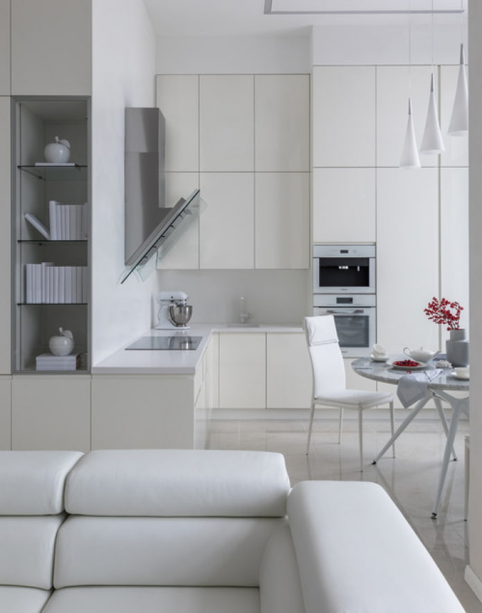 cocina de estilo de alta tecnología