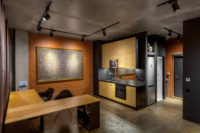 Cocina estilo loft