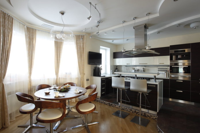 Cocina-salón con comedor