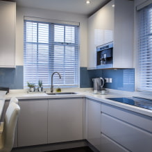 ¿Cómo organizar una cocina con fregadero junto a la ventana? - 5