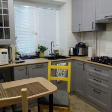 ¿Cómo organizar una cocina con un fregadero junto a la ventana? Ventanas?-4