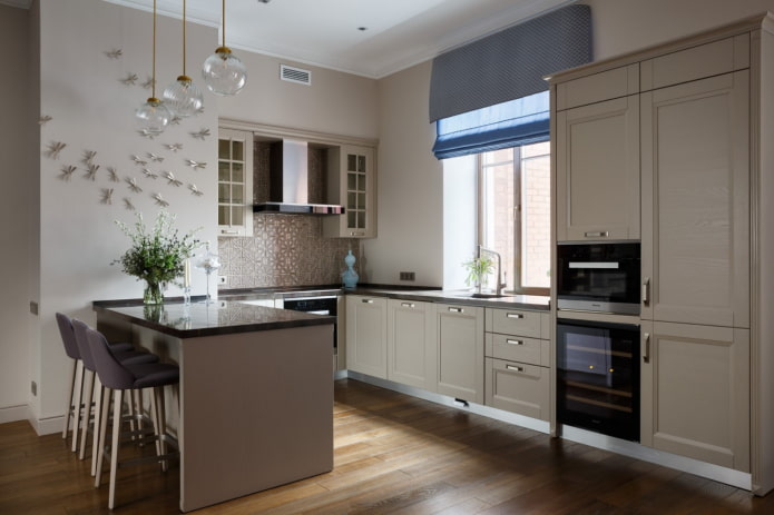 cocina con ventana