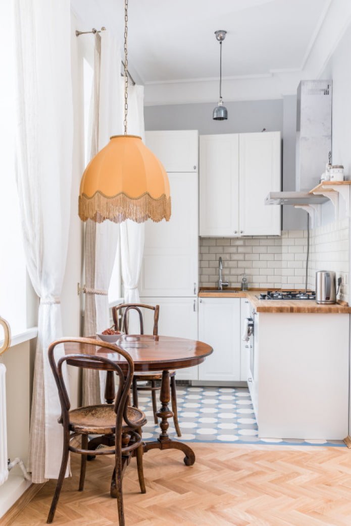 cocina pequeña en un estudio