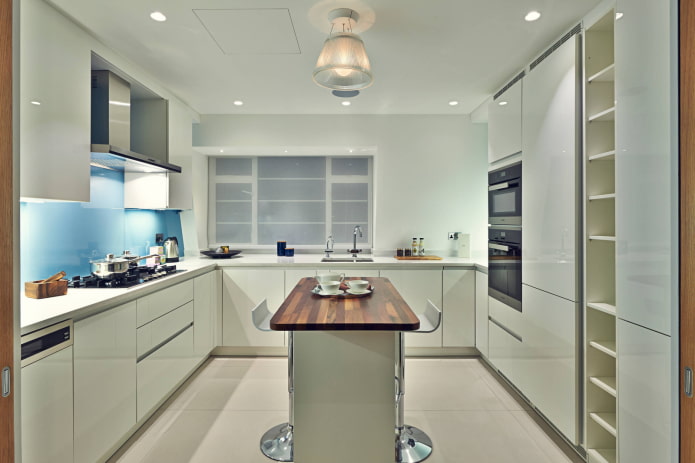 isla en la cocina