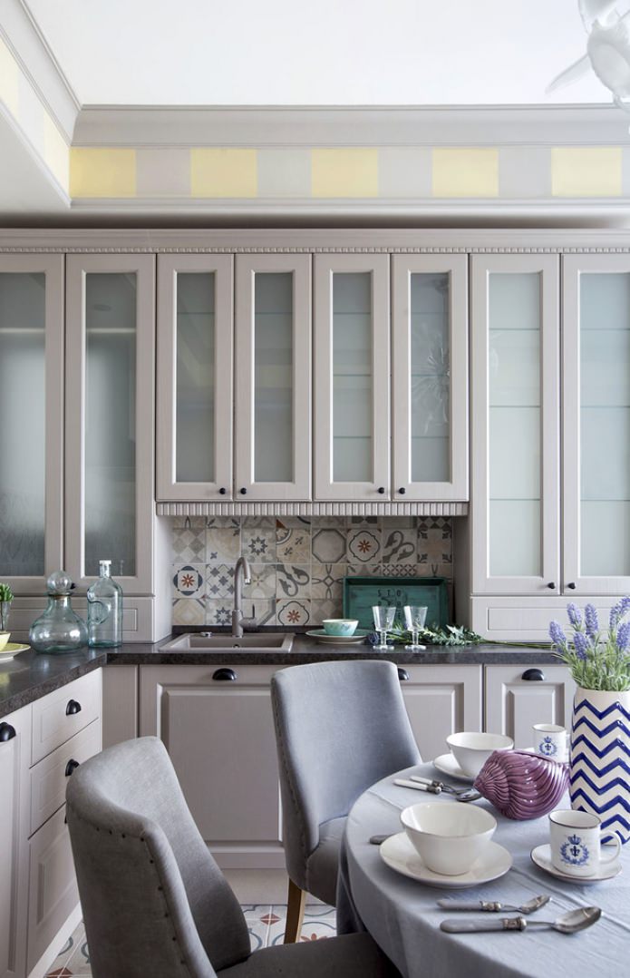 Delantal estilo patchwork