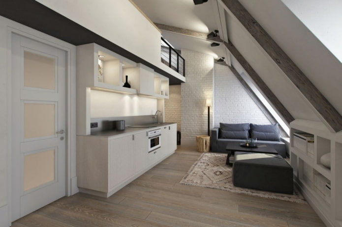 diseño de un estudio de cocina blanca
