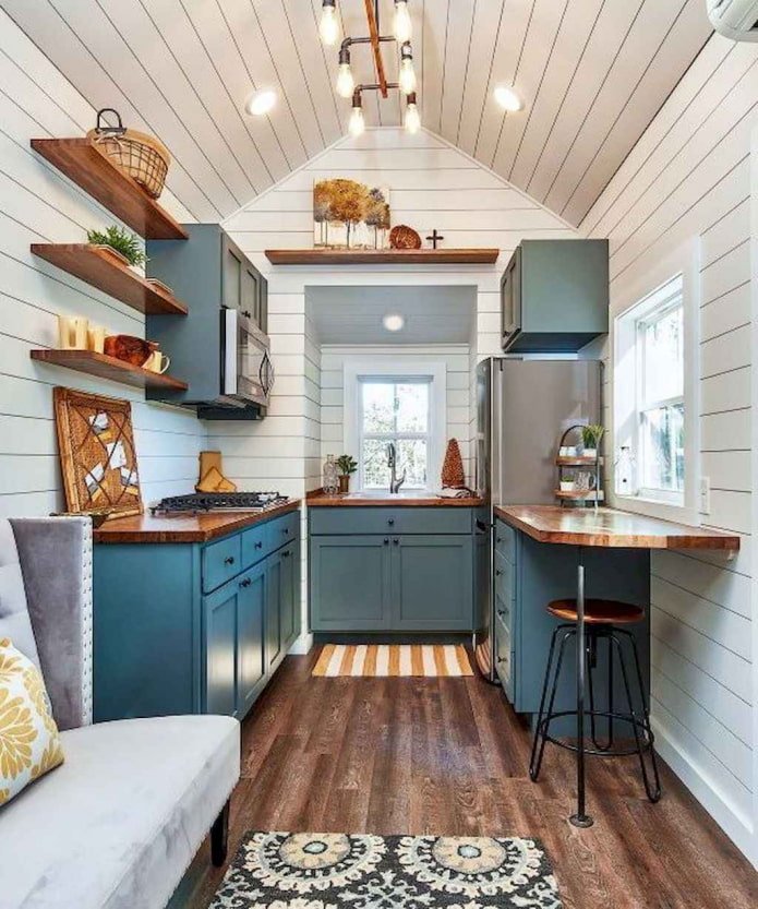 cocina estrecha