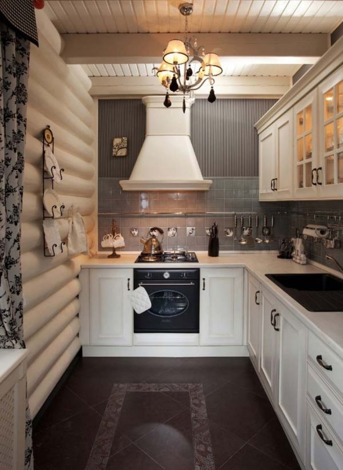 cocina blanca pequeña