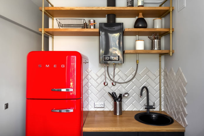 Columna de estilo loft