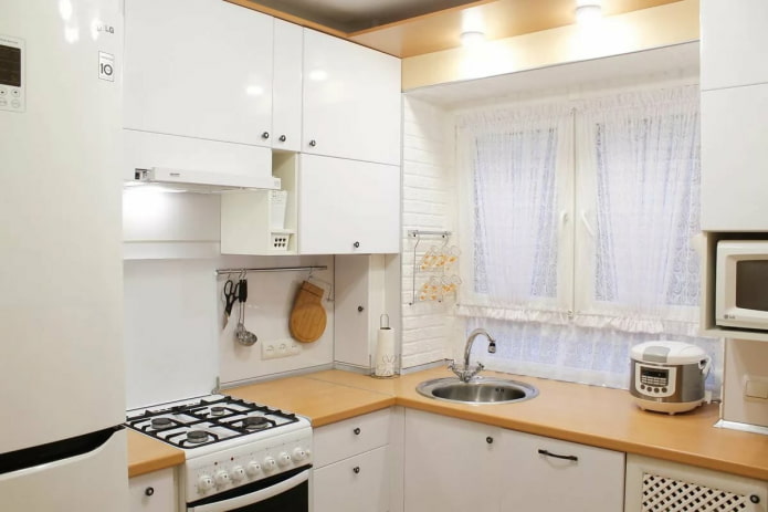 campana extractora delgada con luz