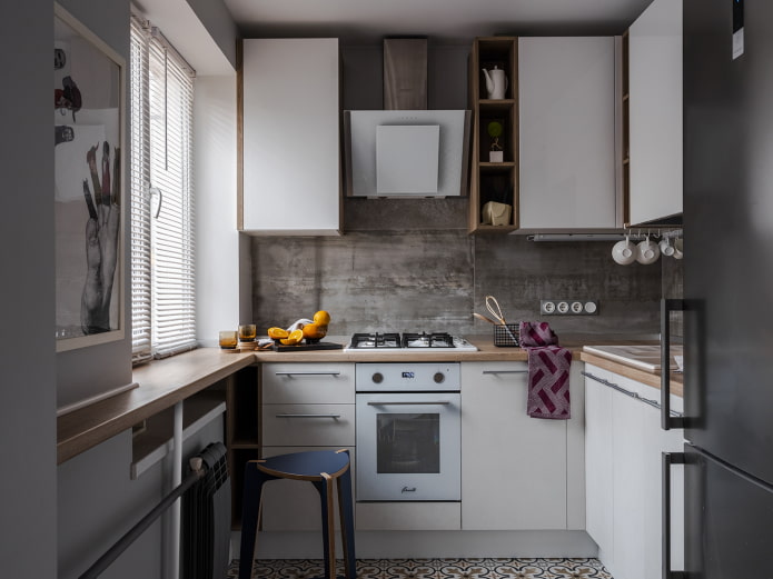 cocina de estilo loft