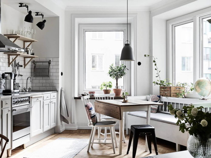 Cocina de estilo escandinavo