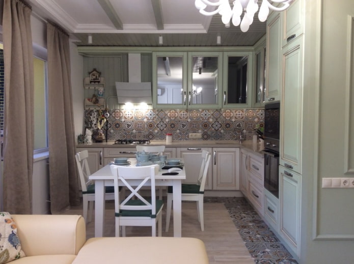 interior de cocina al estilo provenzal