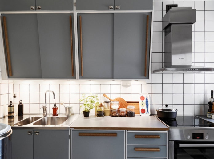 muebles para una cocina retro